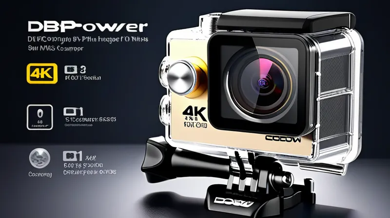 La Nuova Action Cam DBPOWER EX7000, fotocamera 4K da 14MP per la cattura di video ad